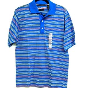 Men's Grand Slam Classic Fit Stripe Polo